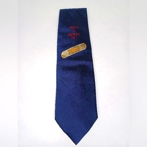 Moschino Silk "Band-Aid" Necktie